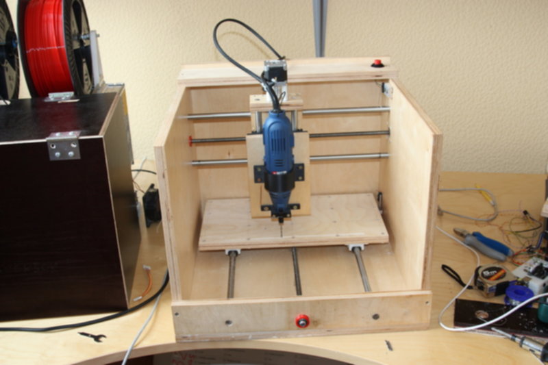 Homemade desktop CNC router